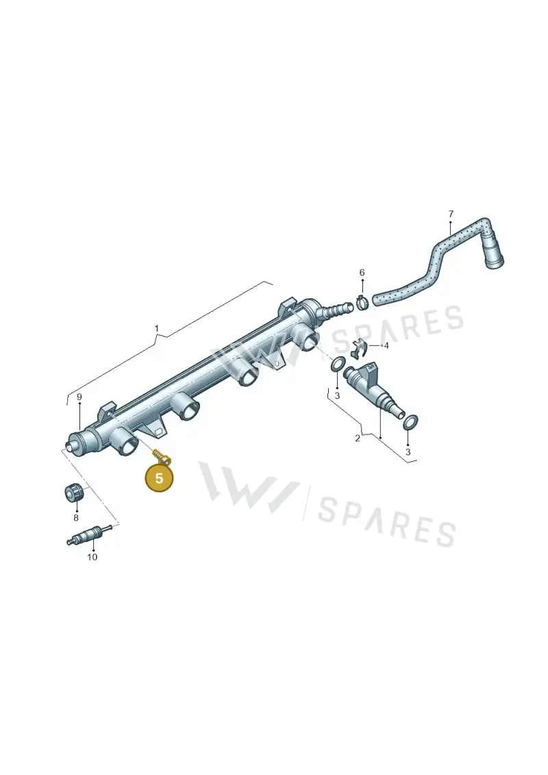 N10248804 — SEAT Leon Stylance (2010-2012) diagram 253133500, position 5