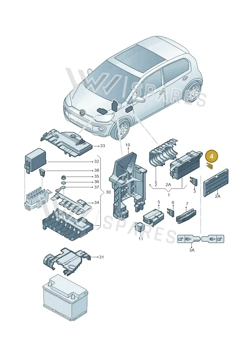 N10261507 — SEAT Mii electric (2020-2021) diagram 772000080, position 4