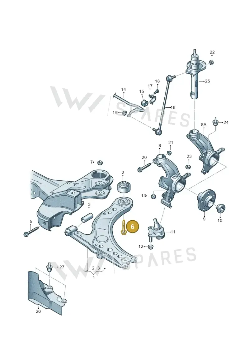 N10262202 — SEAT Toledo Reference (2015-2019) diagram 657407000, position 6