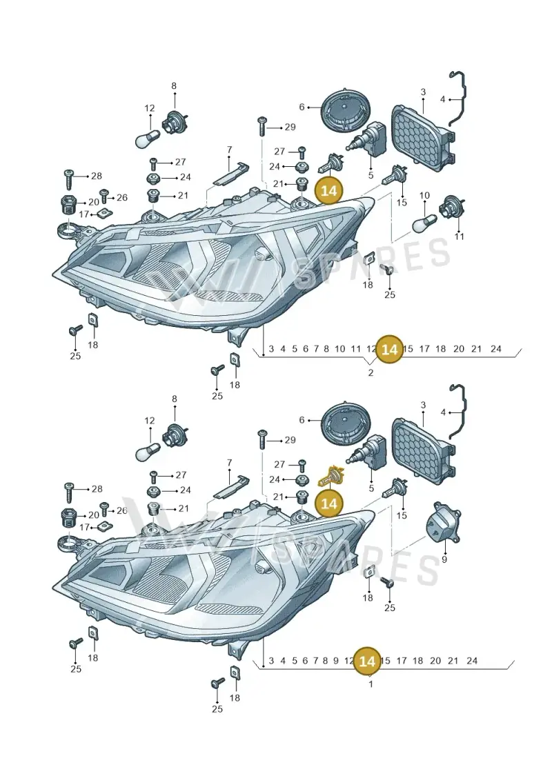 N10320102 — SEAT Arona FR (2017-) diagram 835941000, position 14