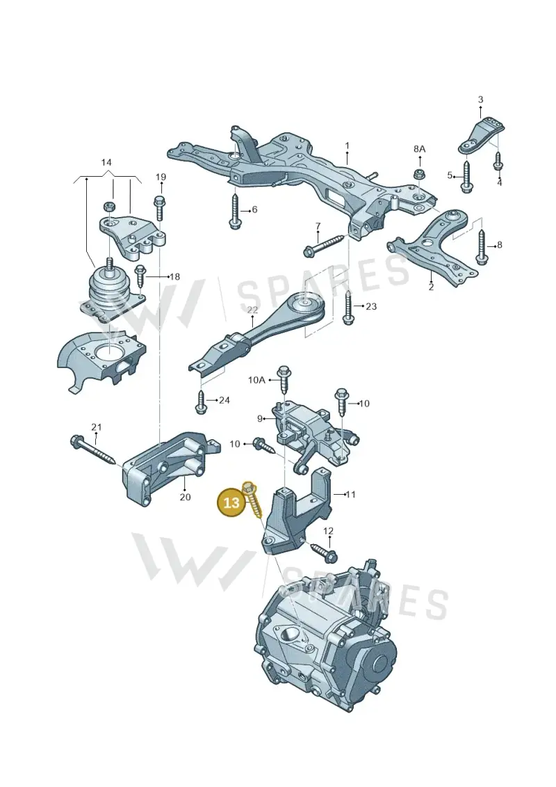N10323205 — SEAT Toledo Reference (2012-2015) diagram 657199250, position 13