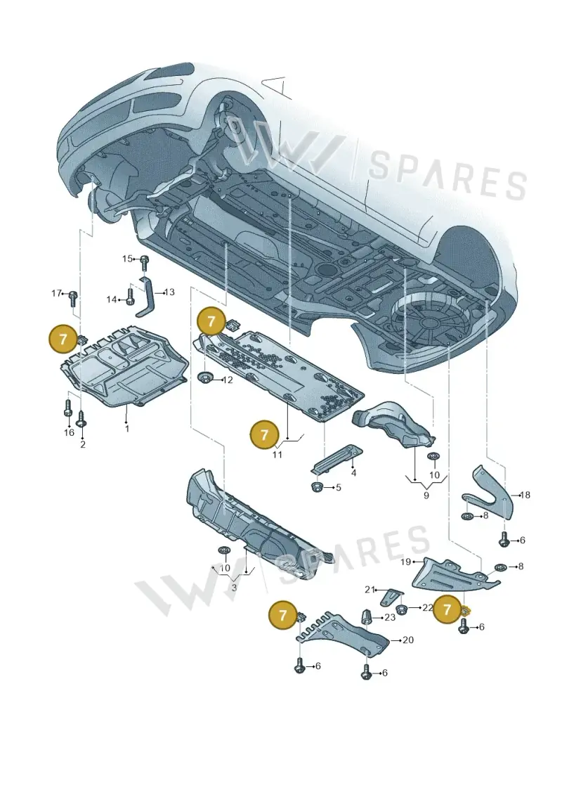 N10327102 — SEAT Toledo Reference (2015-2019) diagram 740825100, position 7