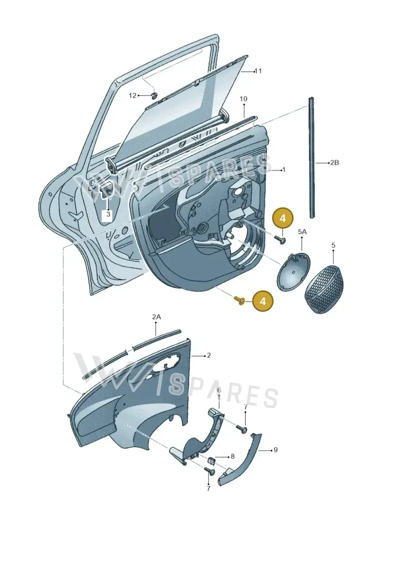 N10334604 — SEAT Altea XL Reference (2013-2013) diagram 498867400, position 4
