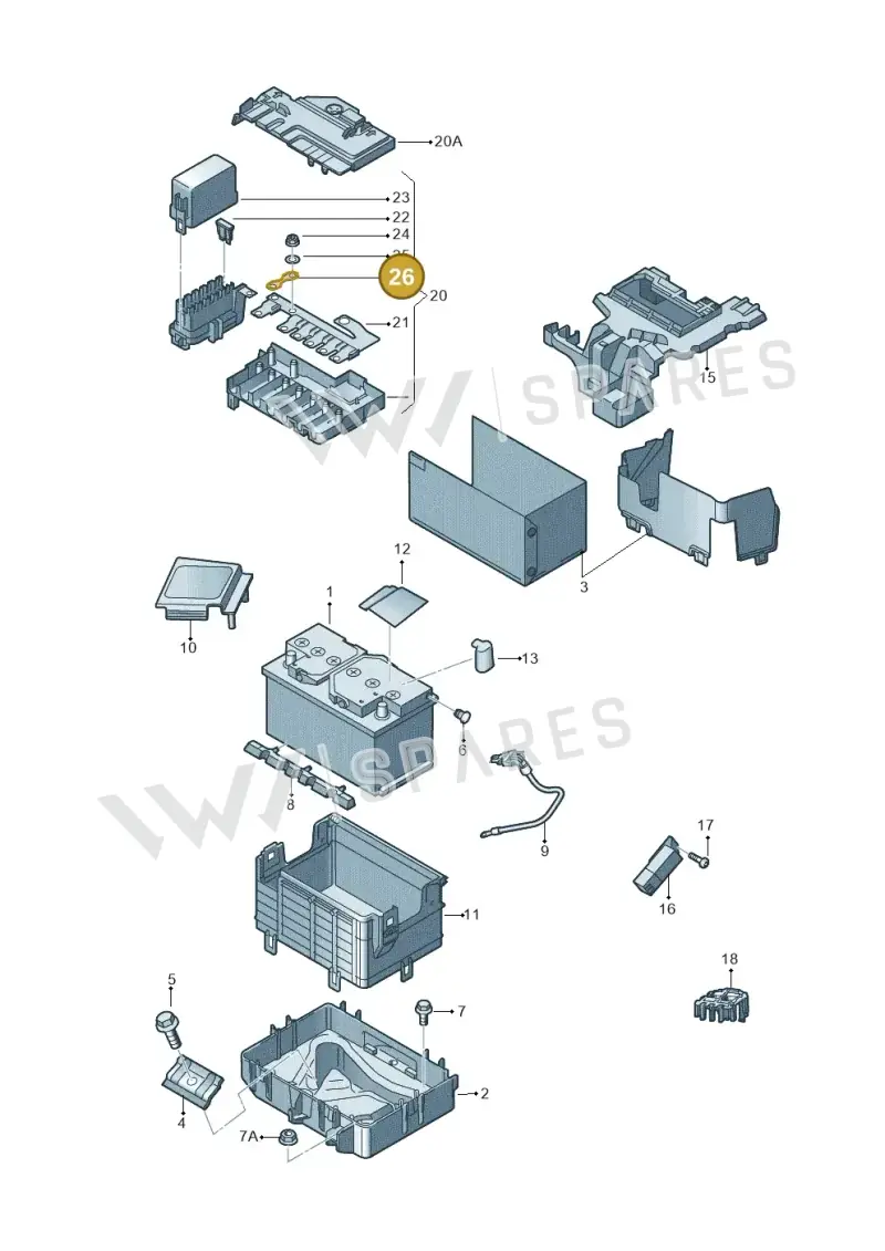 N10424904 — SEAT Toledo Reference (2015-2019) diagram 740915000, position 26