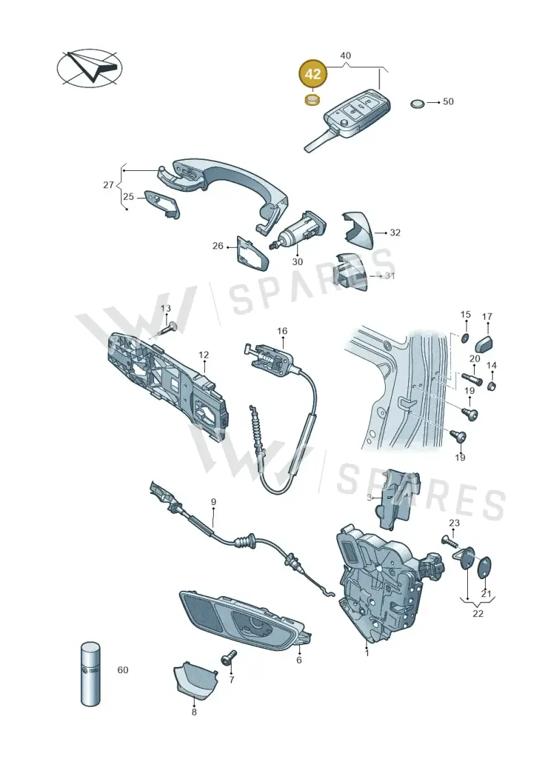 N10437301 — SEAT Ateca Style (2016-) diagram 754837000, position 42