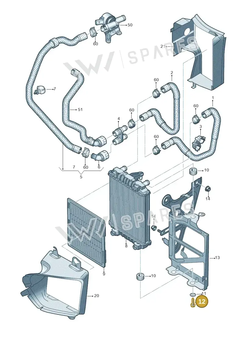 N10471802 — SEAT Formentor TSI CUPRA (2020-) diagram 746121660, position 12