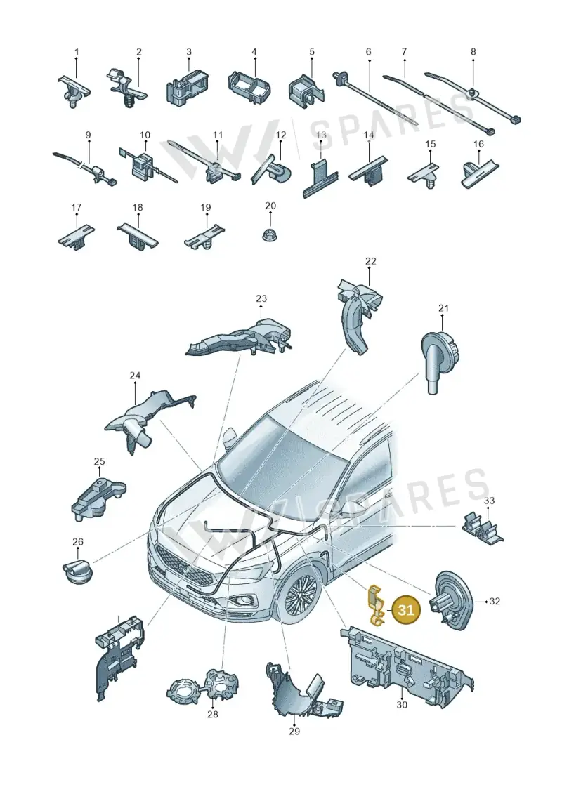 N10478501 — SEAT Tarraco FR (2018-2024) diagram 591971079, position 31
