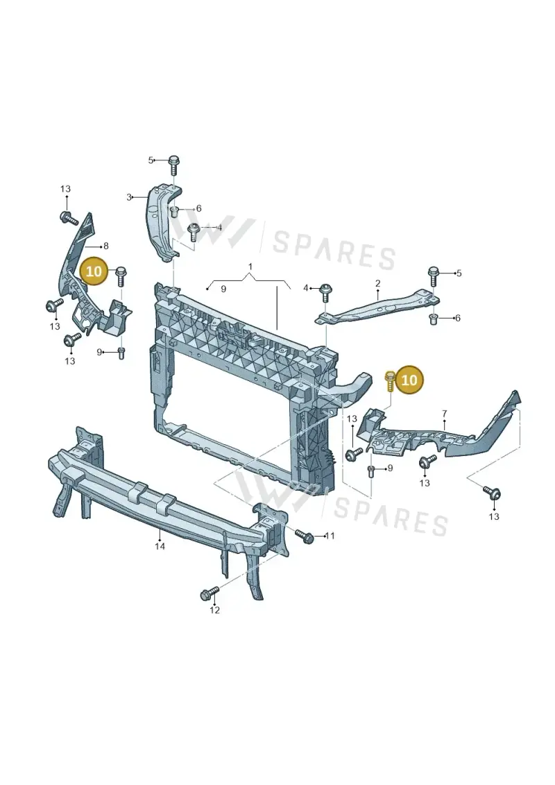 N10483102 — SEAT Ateca Style (2016-) diagram 893805000, position 10