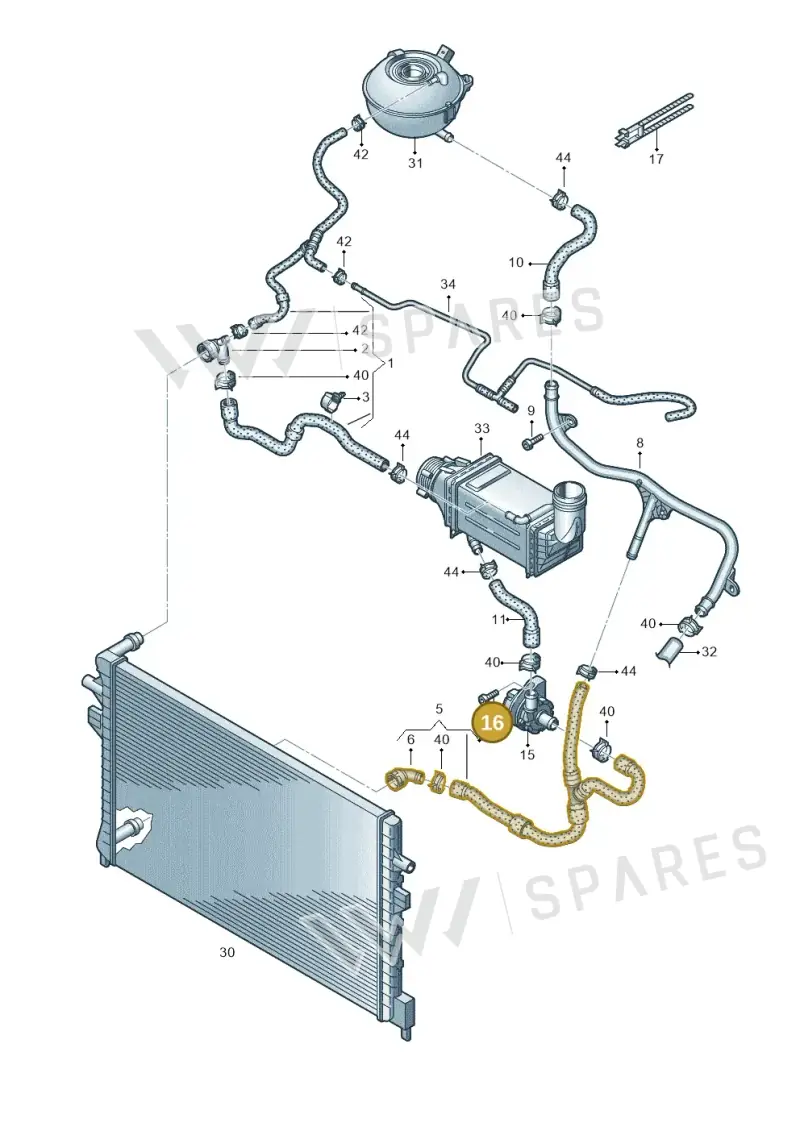 N10507201 — SEAT Formentor TSI CUPRA (2020-) diagram 827121010, position 16
