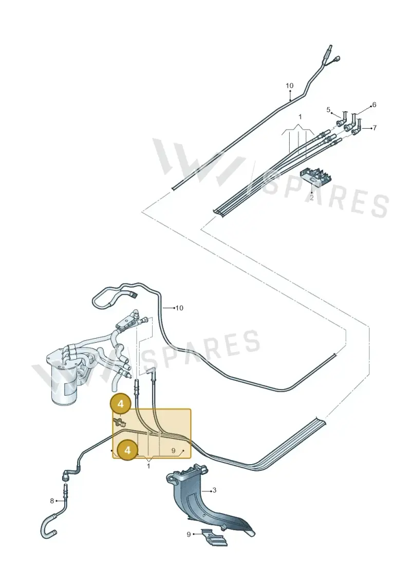 N10516502 — SEAT Formentor TSI CUPRA (2020-) diagram 596201250, position 4