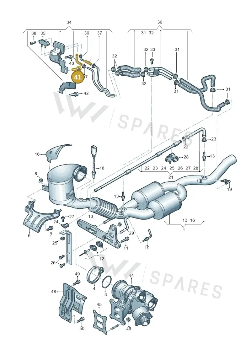 N10524202 — SEAT Leon style (2019-) diagram 597253350, position 41