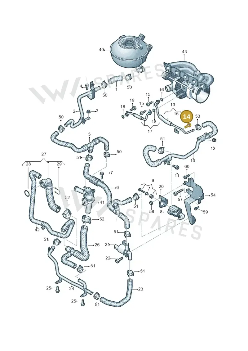 N10524202 — SEAT Formentor TSI CUPRA (2020-) diagram 898121310, position 14