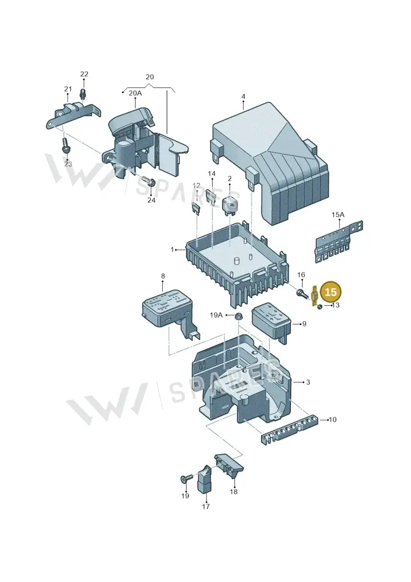 N10525504 — SEAT Altea XL Reference (2013-2013) diagram 409937200, position 15