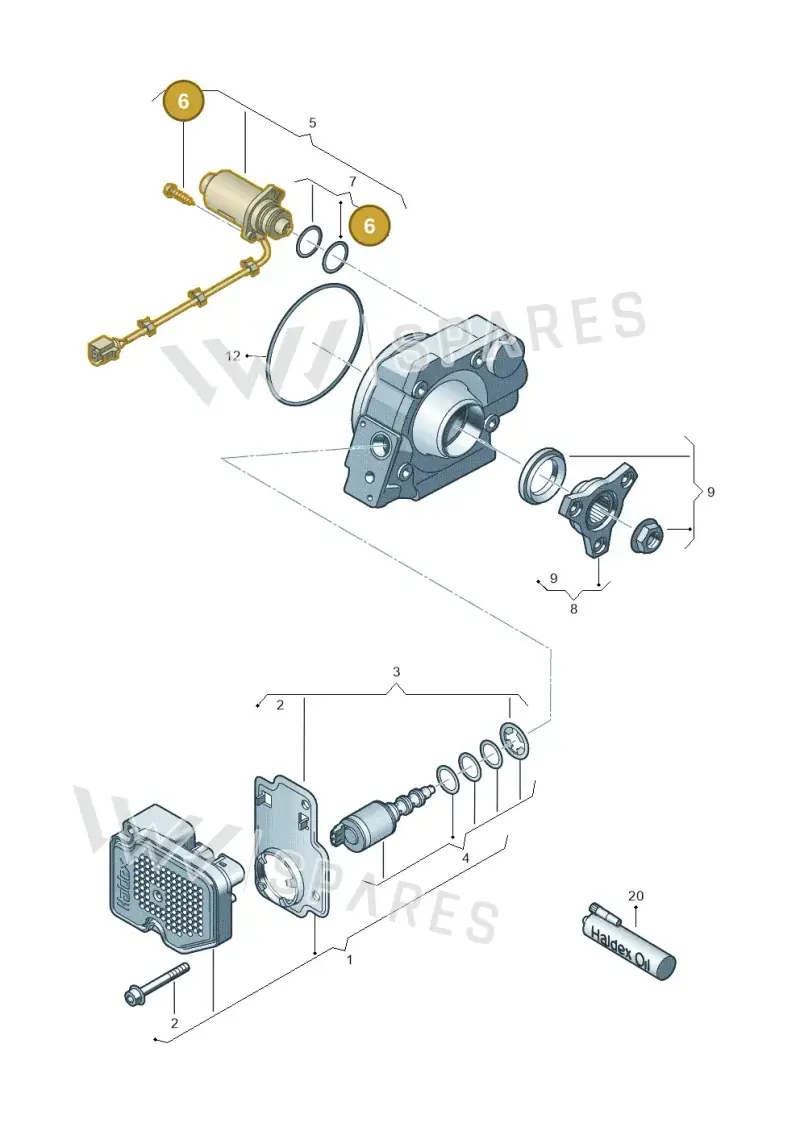 N10544302 — SEAT Altea XL Reference (2013-2013) diagram 634525150, position 6