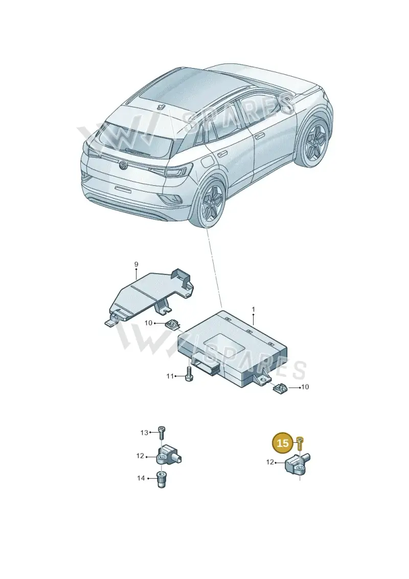 N10546403 — SEAT Tavascan Cupra (2023-) diagram 11a907035, position 15