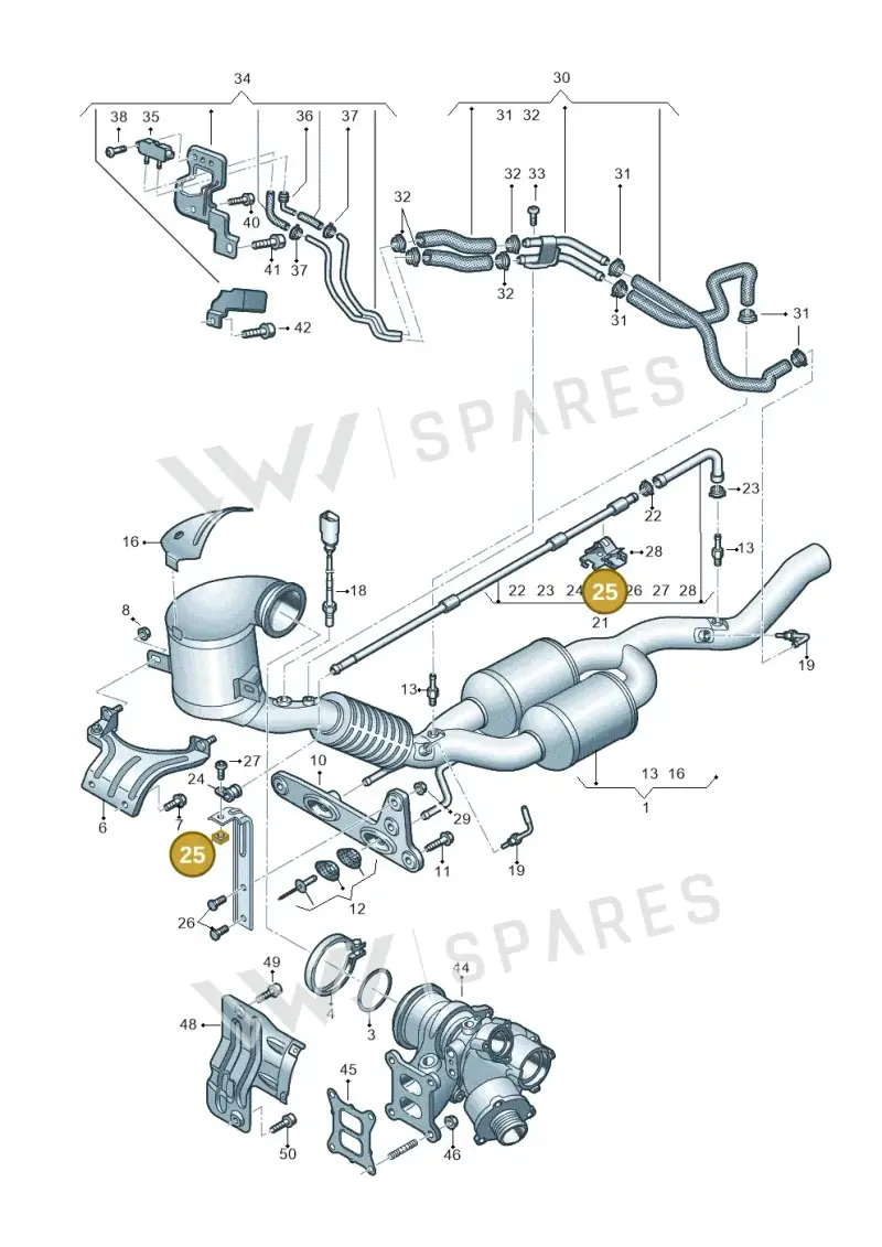 N10549703 — SEAT Leon style (2019-) diagram 597253350, position 25