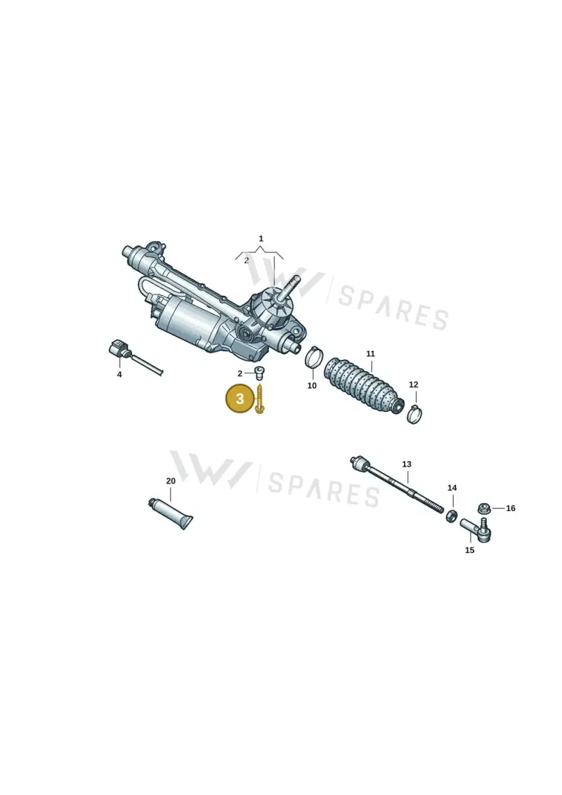 N10552402 — SEAT Tavascan Cupra (2023-) diagram 10a423050, position 3