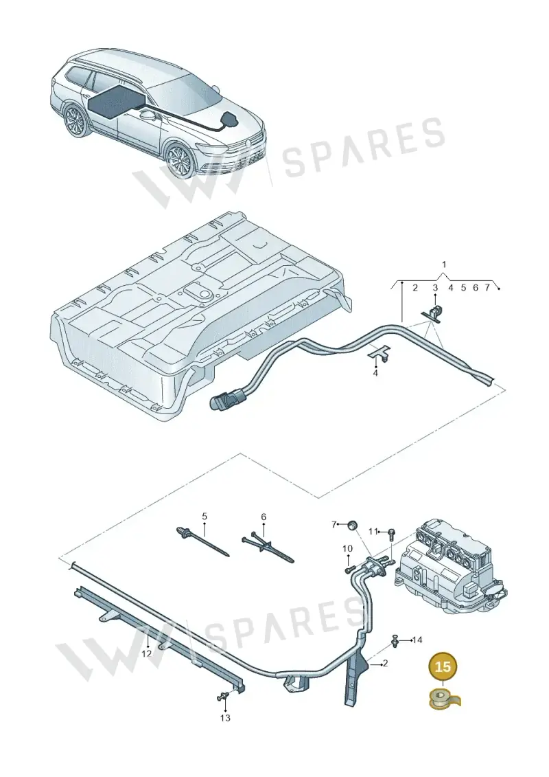 N10592003 — SEAT Formentor TSI CUPRA (2020-) diagram 793970020, position 15