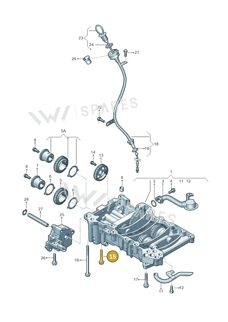 N10601402 — SEAT Exeo ST Reference (2008-2011) diagram 460115250, position 15