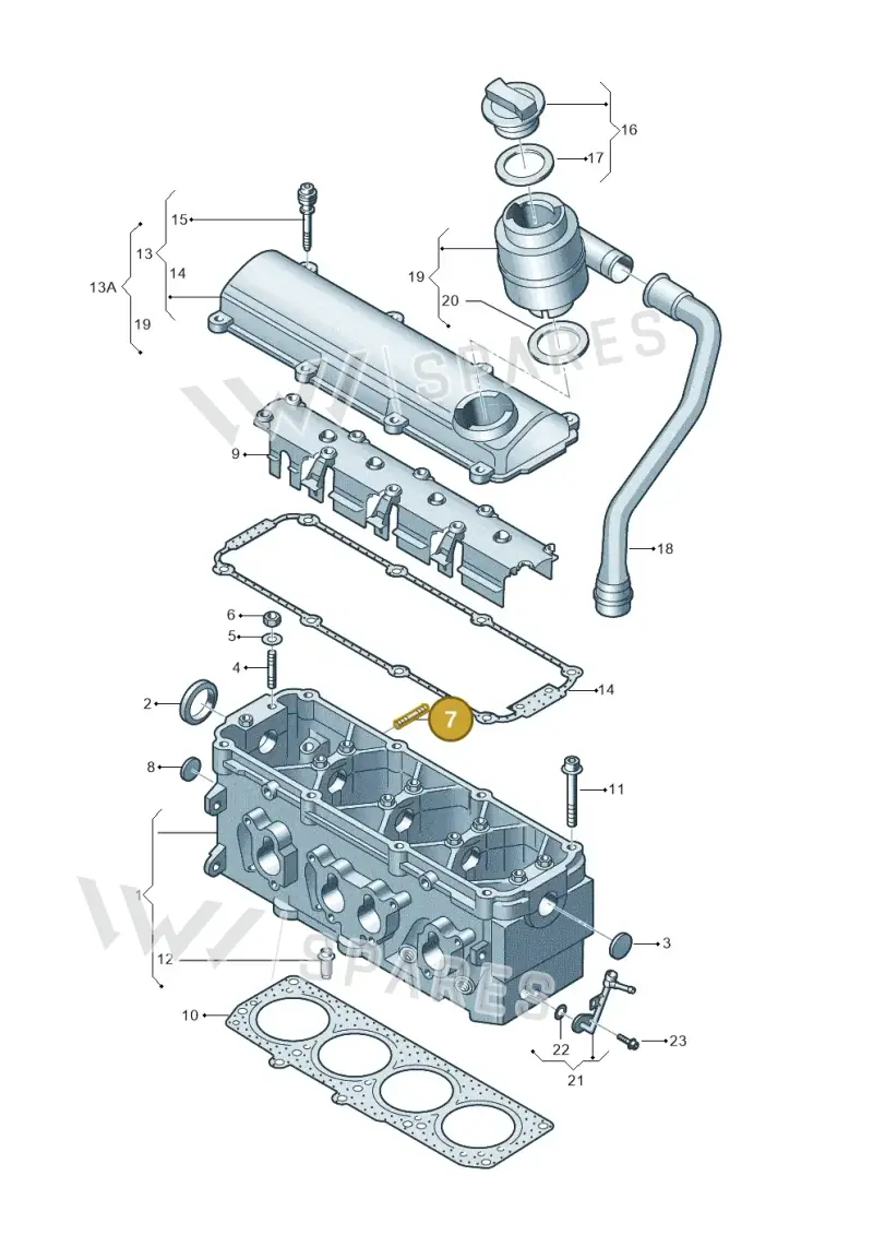 N10604201 — SEAT Leon Stylance (2010-2012) diagram 209103470, position 7