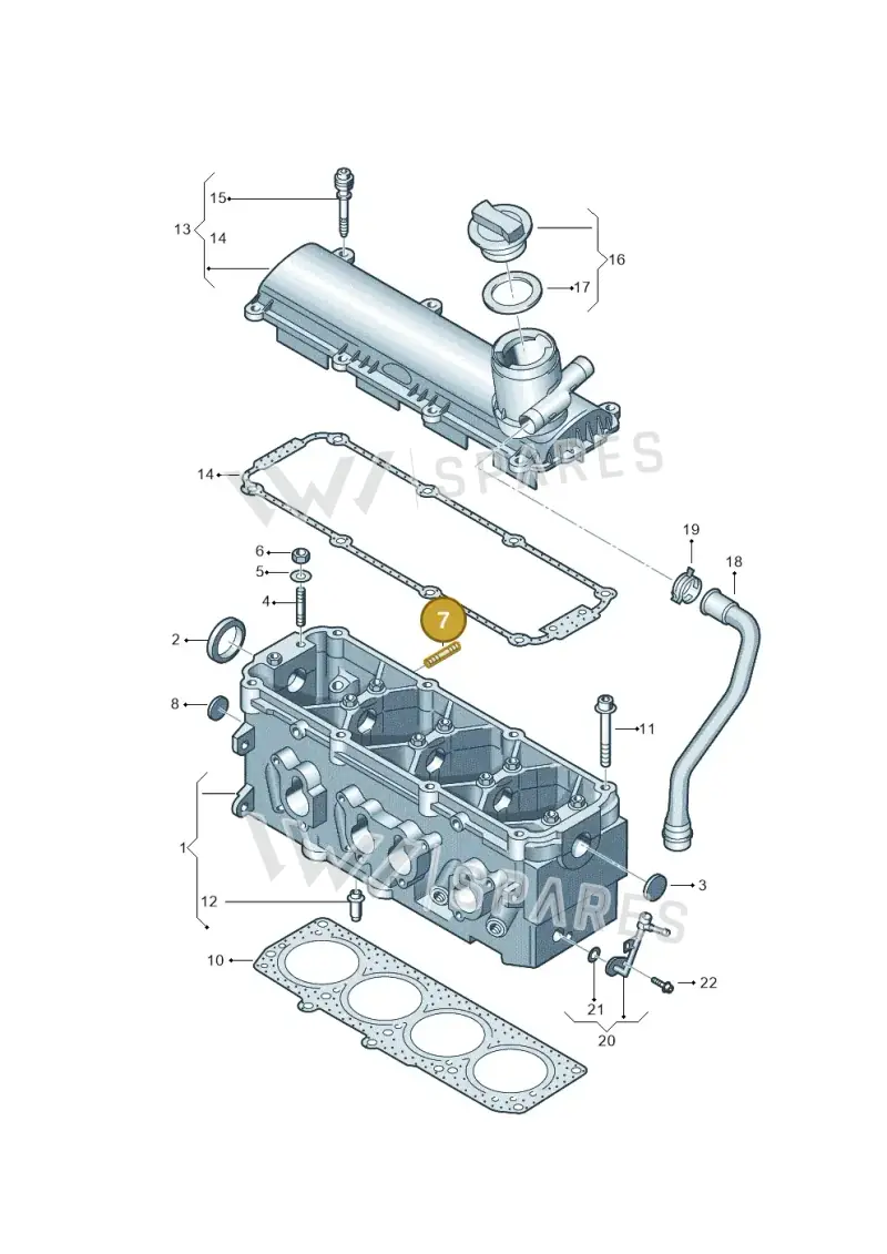 N10604201 — SEAT Altea XL Reference (2010-2013) diagram 409103300, position 7