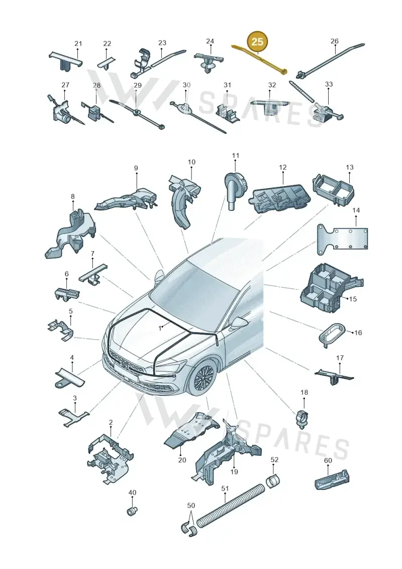 N10623101 — SEAT Formentor TSI CUPRA (2020-) diagram 5fn971081, position 25