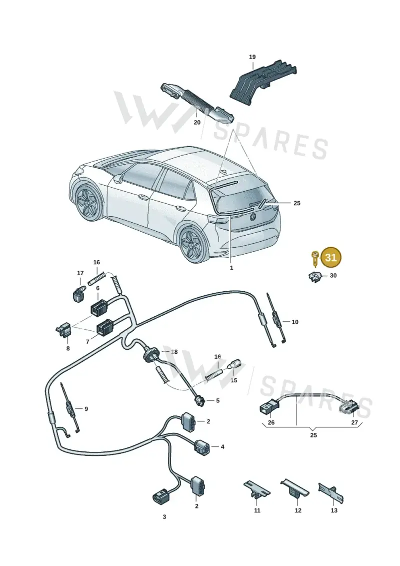 N10633603 — SEAT EBoost CUPRA (2021-) diagram 10a972080, position 31