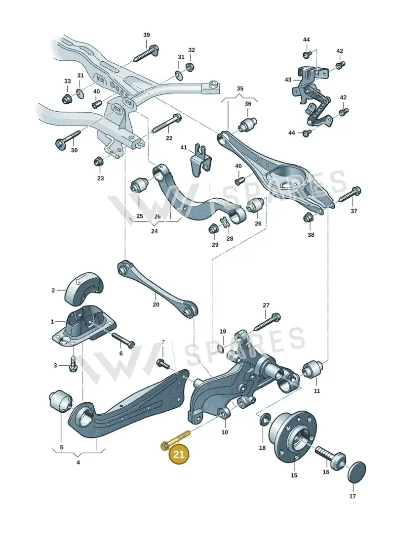N10640301 — SEAT Formentor TSI CUPRA (2020-) diagram 2gk505050, position 21