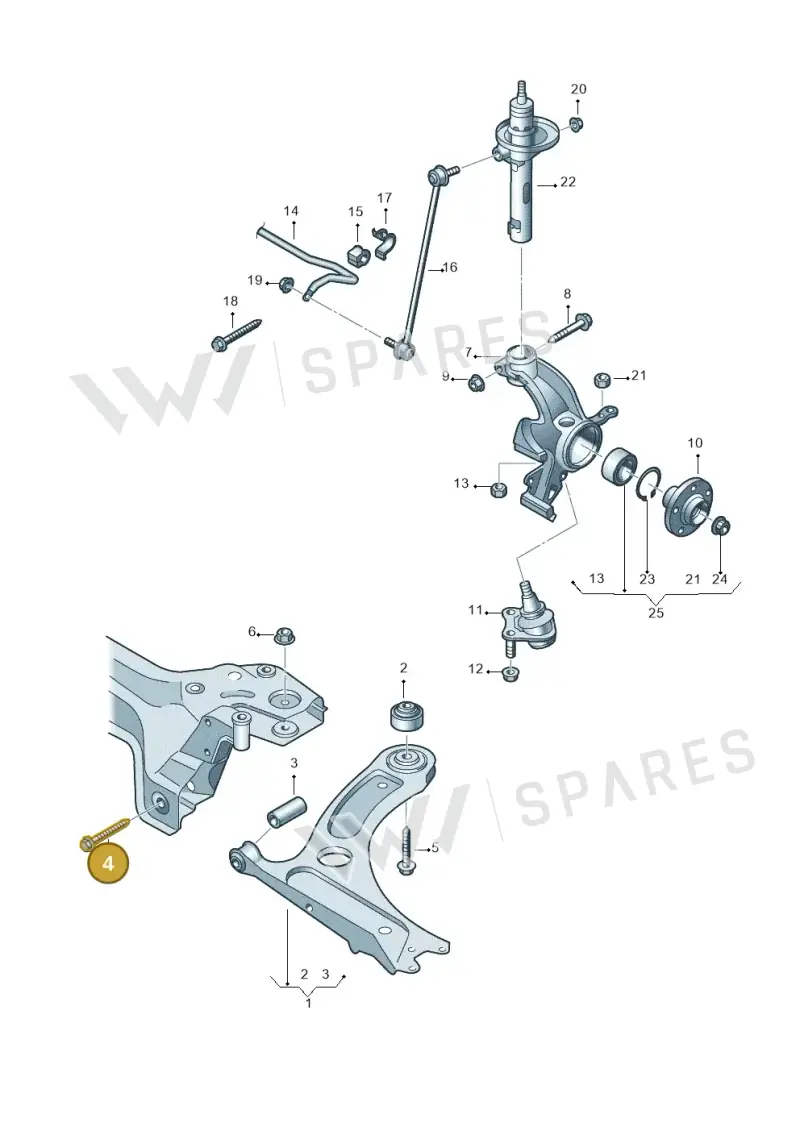N10640501 — SEAT Mii electric (2020-2021) diagram 723407000, position 4