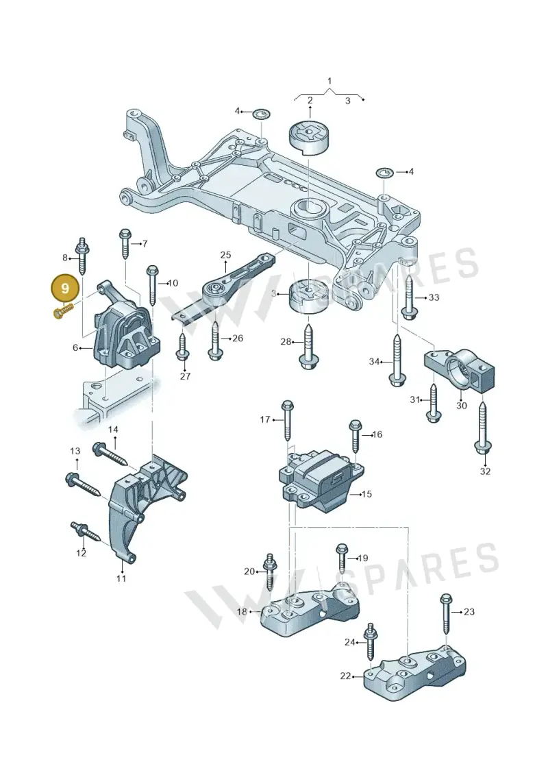 N10640801 — SEAT Alhambra Stylance (2015-2022) diagram 689199300, position 9