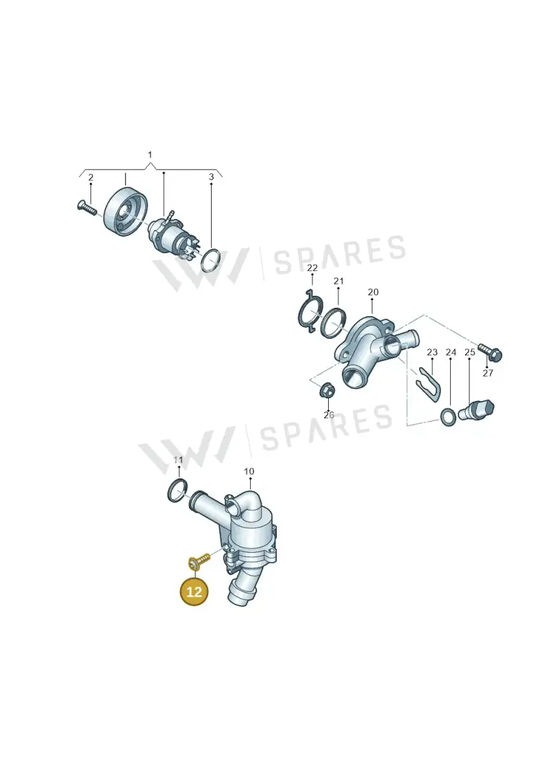 N10644401 — SEAT Formentor TSI CUPRA (2020-) diagram 898121100, position 12