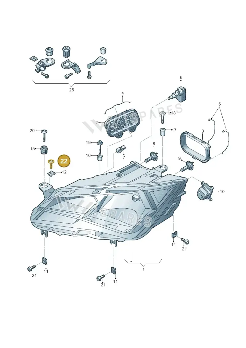 N10644404 — SEAT Ateca Style (2016-) diagram 893941000, position 22