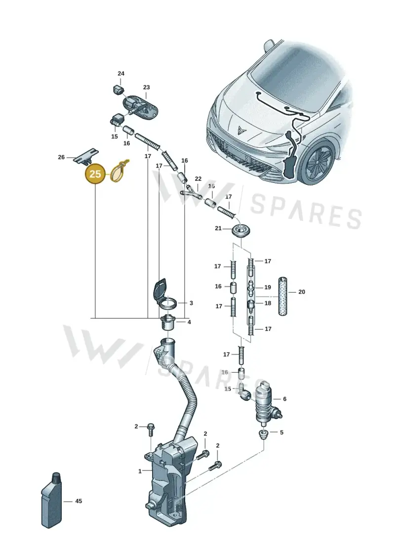 N10647801 — SEAT EBoost CUPRA (2021-) diagram 10s955010, position 25