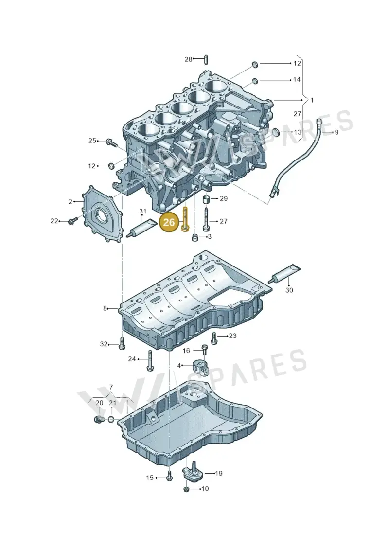 N10649401 — SEAT Formentor TSI CUPRA (2020-) diagram 898103100, position 26