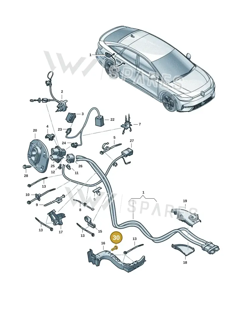 N10653301 — SEAT Tavascan Cupra (2023-) diagram 14b970150, position 30