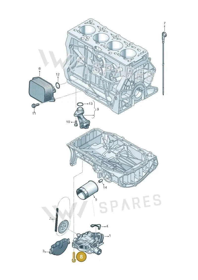 N10655402 — SEAT Formentor TSI CUPRA (2020-) diagram 746115030, position 8