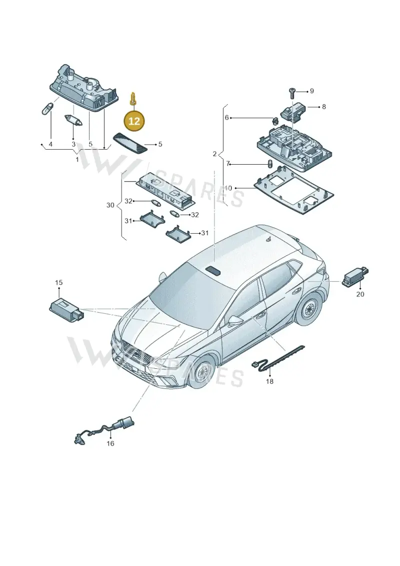 N10656602 — SEAT Arona FR (2017-) diagram 835947000, position 12