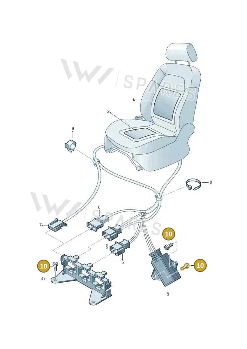 N10656802 — SEAT CORDOBA                06> (2005-) diagram 225963000, position 10