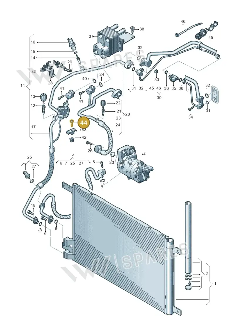 N10657001 — SEAT Formentor TSI CUPRA (2020-) diagram 746260500, position 44