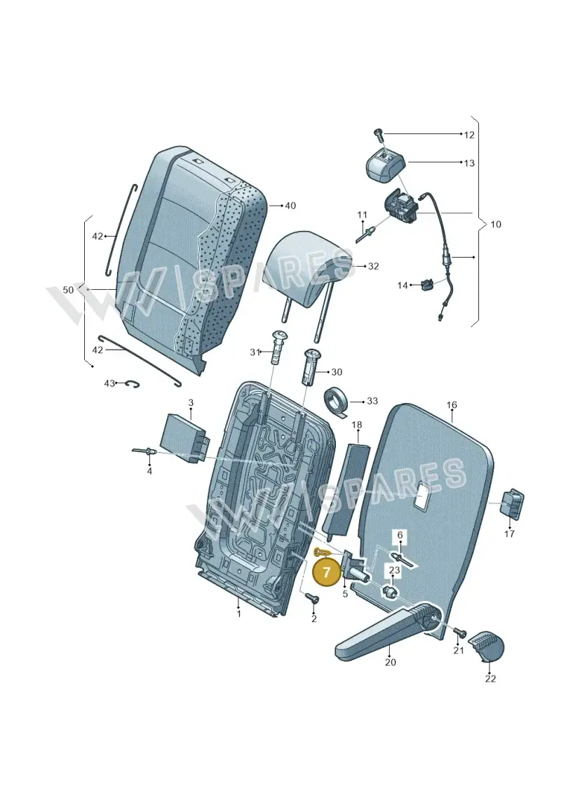 N10657101 — SEAT Alhambra Stylance (2015-2022) diagram 689883500, position 7