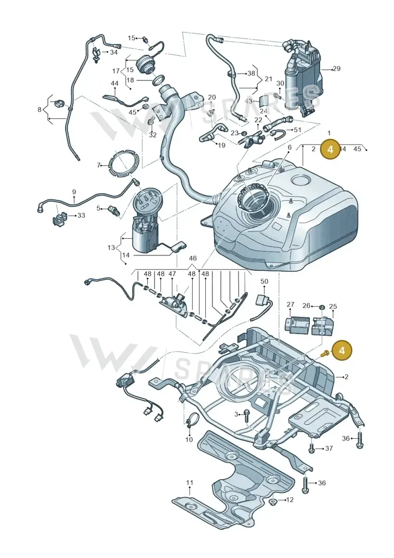 N10668401 — SEAT Formentor TSI CUPRA (2020-) diagram 596201040, position 4