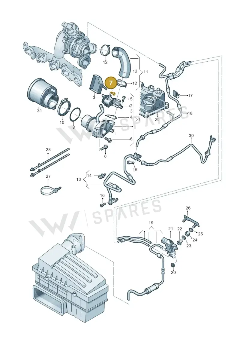 N10669502 — SEAT Tarraco FR (2018-2024) diagram 884131300, position 7