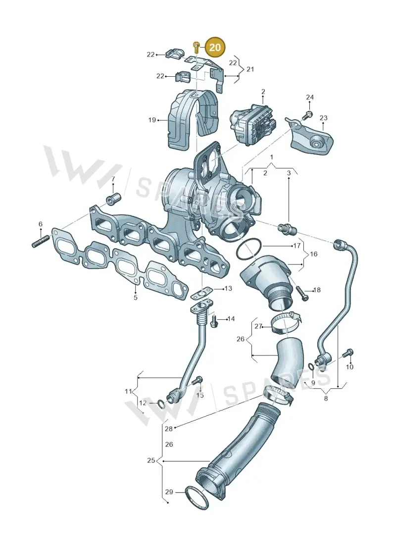 N10680301 — SEAT Formentor TSI CUPRA (2020-) diagram 793145064, position 20