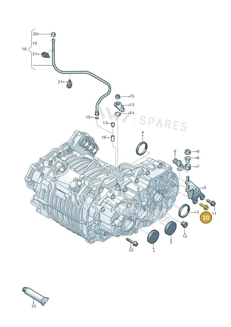 N10689305 — SEAT Mii electric (2020-2021) diagram 899305020, position 10