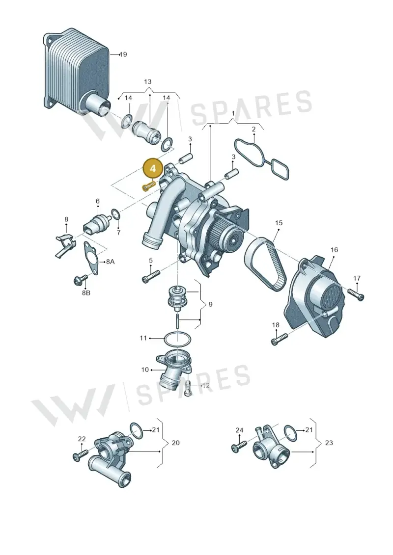 N10700202 — SEAT Altea XL Reference (2013-2013) diagram 412121090, position 4