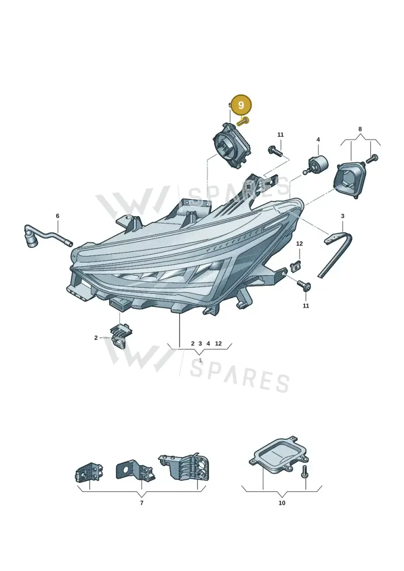 N10708601 — SEAT EBoost CUPRA (2021-) diagram 10s941000, position 9