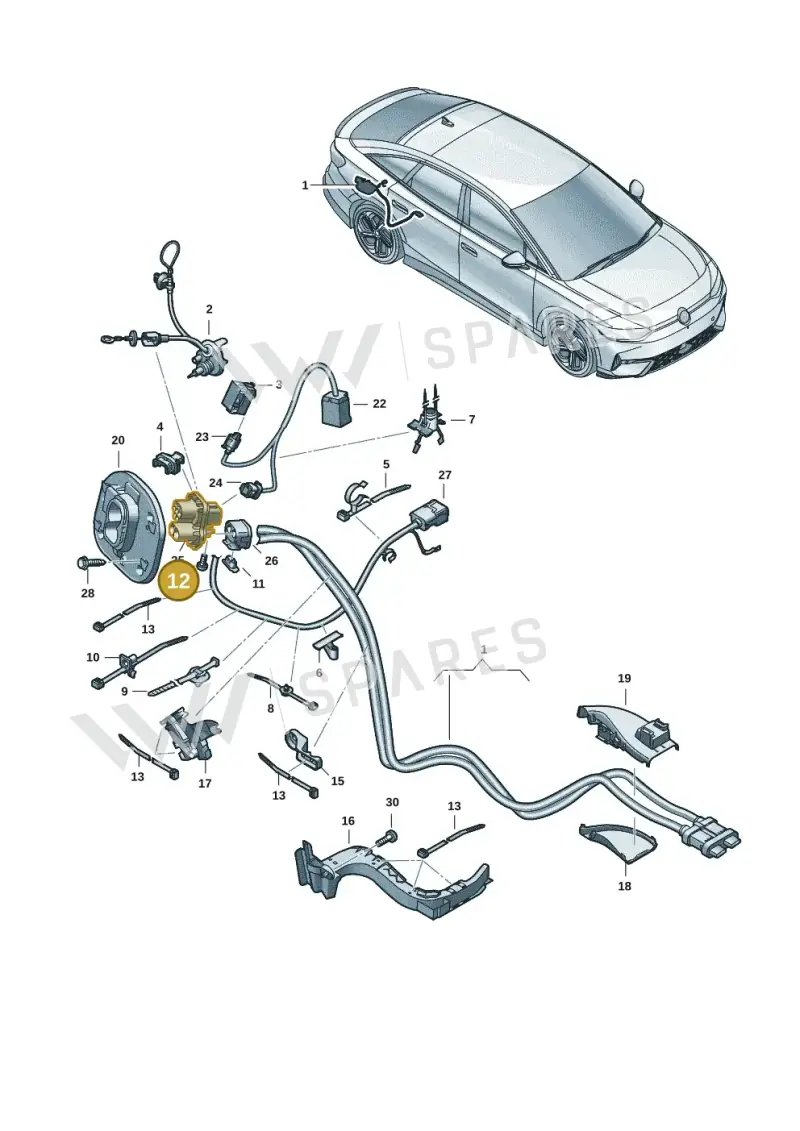 N10732001 — SEAT Tavascan Cupra (2023-) diagram 14b970150, position 12