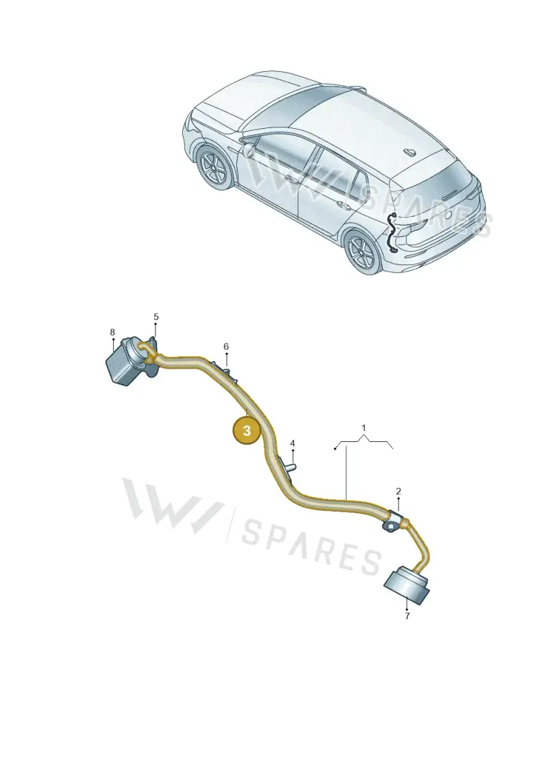 N10732601 — SEAT Formentor TSI CUPRA (2020-) diagram 5h0972048, position 3