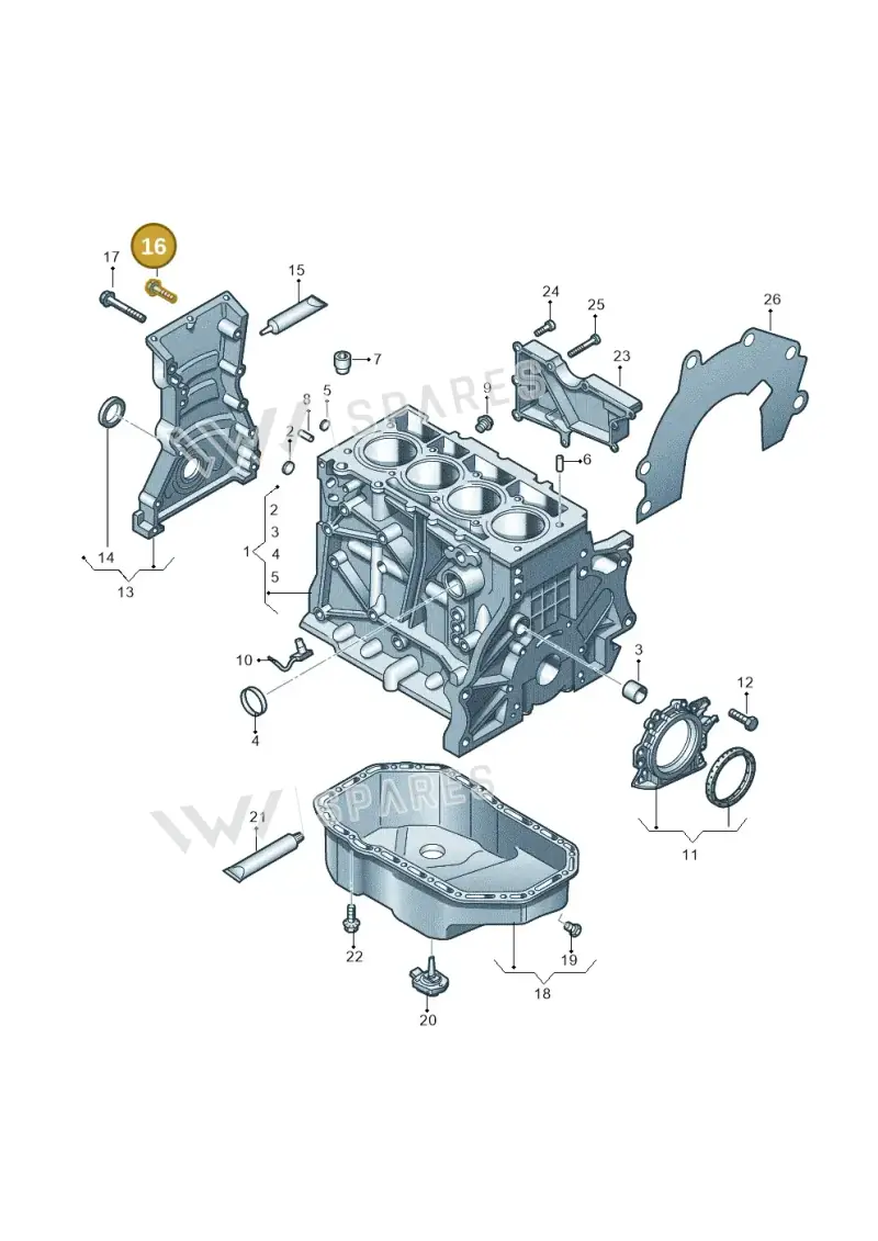 N10734501 — SEAT Altea XL Reference (2013-2013) diagram 649103010, position 16