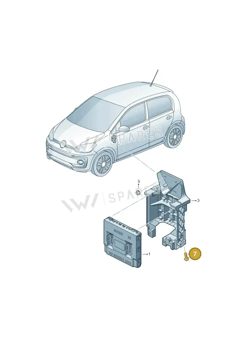 N10738101 — SEAT Mii electric (2020-2021) diagram 892937500, position 7